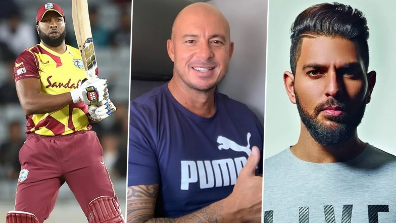 Kieron Pollard Smashes 6 Sixes Against Sri Lanka: Yuvraj Singh, Herschelle Gibbs Welcome West Indies Captain to Exclusive Club