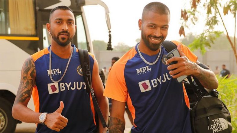 Hardik Pandya Pens Heartfelt Note as Brother Krunal Celebrates 30th Birthday (View Post)