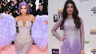 Did Divya Khosla Kumar Get Inspired by Kylie Jenner for Filmfare Awards 2021 Red Carpet? (Watch Video)