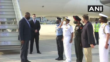 US Defence Secretary Lloyd J Austin Arrives in India on 3-Day Visit; Focus on Expansion of Strategic Ties