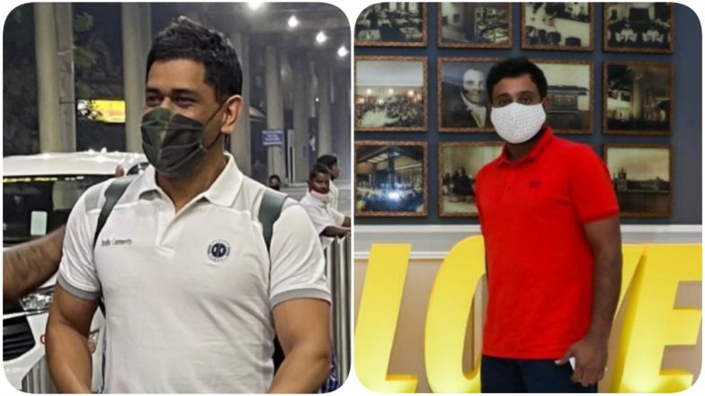 IPL 2021: MS Dhoni, Ambati Rayudu Reach Chennai For CSK Camp Which Will Tentatively Start From March 8 or 9 (See Pics & Video)