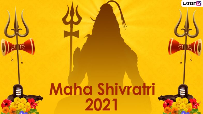 Happy Mahashivratri 2021 Messages and WhatsApp Stickers: Facebook Wishes, Shivratri Signal Greetings, Telegram HD Images and GIFs to Send on the Great Night of Shiva