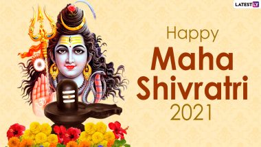 Happy Maha Shivratri 2021 Wishes: WhatsApp Stickers, Shivaratri Messages, Lord Shiva HD Images, Facebook Greetings and Telegram Photos to Celebrate the Great Night of Shiva