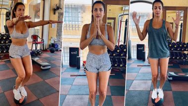 Malaika Arora Aces the Art of Balancing, Showcases Her Strength! (View Pic)