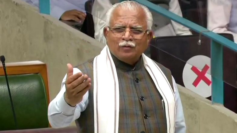 Manohar Lal Khattar's Advice to Arvind Kejriwal: Don't Finish Vaccine Stock in One Day, Vaccinate in Staggered Manner Daily to Avoid Vaccine Shortage; Watch Video