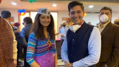 Miss India Delhi 2019 Mansi Sehgal Joins AAP in Presence of Party Leader Raghav Chadha