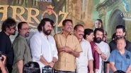Mohanlal&rsquo;s Barroz Launched: Mammootty, Prithviraj and Dileep Attend Puja Ceremony of the Fantasy Film (See Pics)