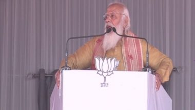 West Bengal Assembly Elections 2021: India-Bangladesh Borders to be Sealed to Check Infiltration, Says PM Narendra Modi at Bihpuria Rally