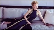 Nicole Kidman Mesmerises Fans in Black Louis Vuitton Dress With Bold Red Lip and Gorgeous Curly Updo at The Golden Globes 2021! (View Pic)
