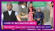 COVID-19 Vaccine: President Ram Nath Kovind, Union Min Dr S Jaishankar, Harsh Vardhan Get Their Jab