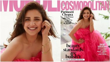 Parineeti Chopra Looks Pretty in Pink Tulle Dress From Shehla Khan on Cosmopolitan Magazine Cover, View Pink