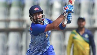 Prithvi Shaw Becomes First Cricketer To Score 800 Runs in a Single Edition of Vijay Hazare Trophy, Achieves Feat After Slamming 39-Ball 73 During UP vs MUM Final