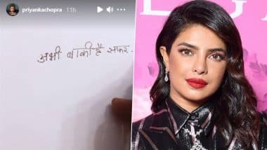 Priyanka Chopra's IG Story Makes Us Wonder If She Is Hinting At A Bollywood Film