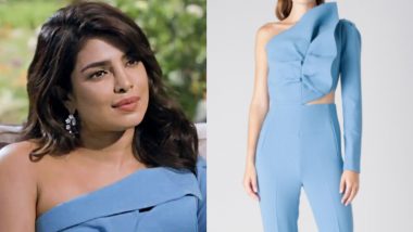 Priyanka Chopra Makes a Fashionable Impression on the Oprah Winfrey Show in a Powder Blue Jumpsuit That Costs a Lakh!