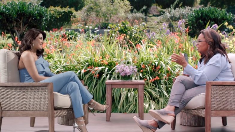 Priyanka Chopra-Oprah Winfrey Interview Promo Out! The Actress Talks About Leaving Behind Her ‘Insecurities of 20s' (Watch Video)