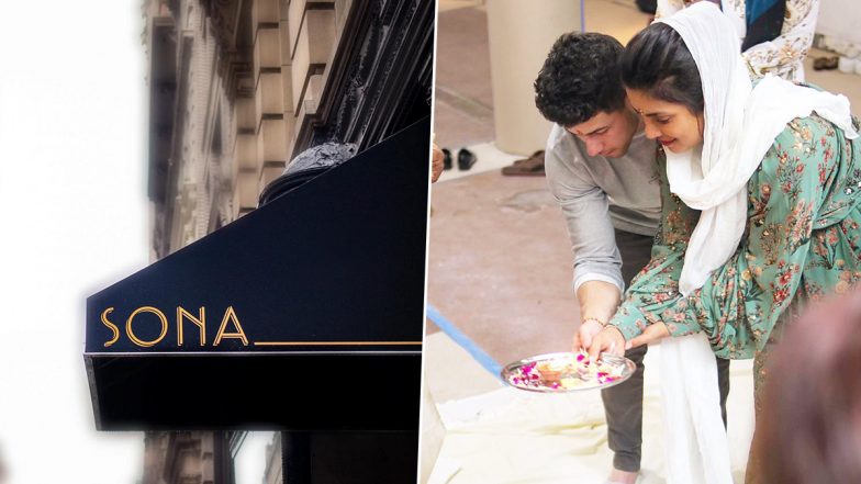 Priyanka Chopra Launches Indian Food Restaurant ‘Sona’ in NYC, Performs Puja With Nick Jonas (View Pics)