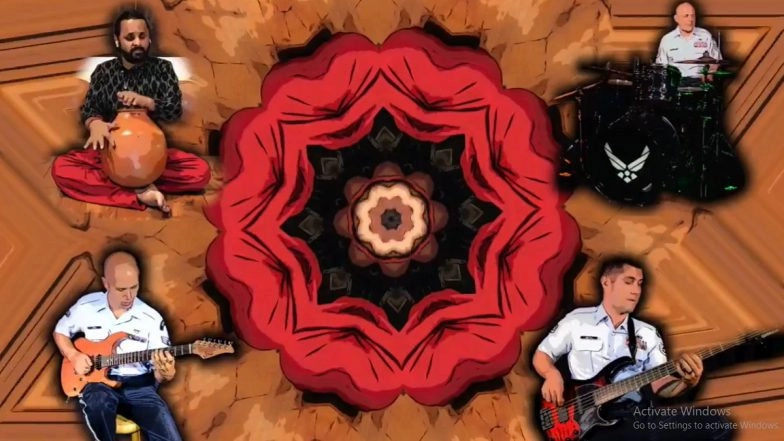 US Air Force Band of Pacific Collaborates With Indian Ghatam Player Giridhar Udupa