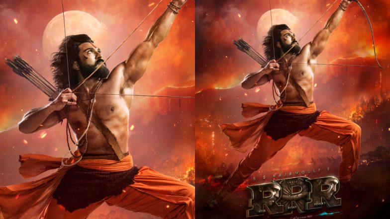 RRR: Ram Charan’s Bare-Bodied Look As Alluri Sita Ramaraju From SS Rajamouli’s Magnum Opus is Pure Dynamite!