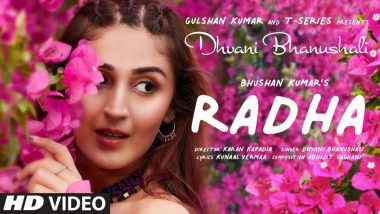 Radha Song Out! Dhvani Bhanushali’s Birthday Treat for Her Fans Is a Peppy Melody (Watch Video)