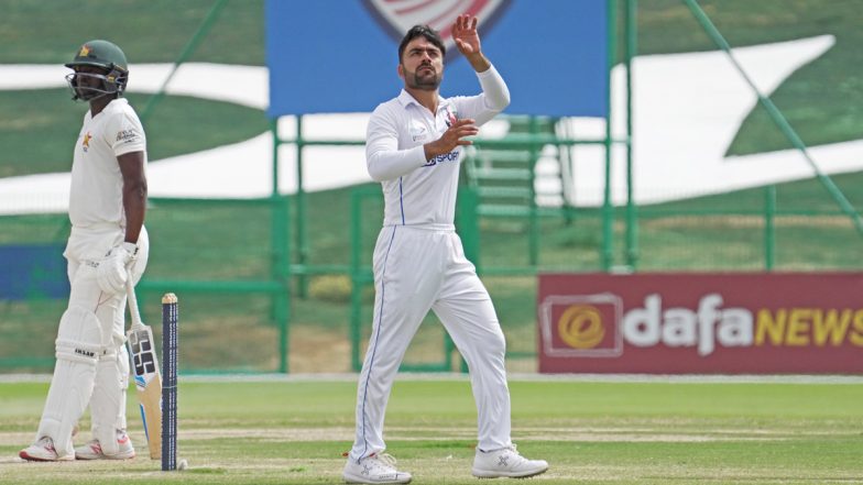 Rashid Khan Creates Record for Bowling Most Overs in a Test in 21st Century, Achieves Feat During Afghanistan vs Zimbabwe 2nd Test 2021