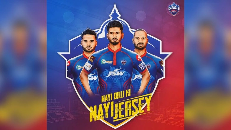 Delhi Capitals' New IPL 2021 Jersey Launched: Check Out DC's Latest Kit for Indian Premier League 14 (View Pics)