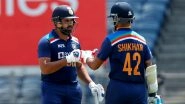 Rohit Sharma-Shikhar Dhawan Become Second Indian Pair To Score 5000 Partnership ODI Runs, Achieves Feat During IND vs ENG 3rd ODI