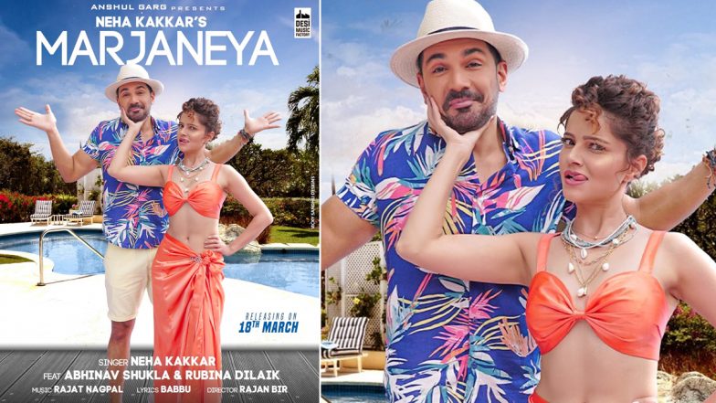 Marjaneya: Neha Kakkar Shares First Look Poster of Rubina Dilaik, Abhinav Shukla's Upcoming Song