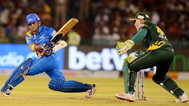 Sachin Tendulkar, Yuvraj Singh Shine As India Legends Beat South Africa Legends by 56 Runs in Road Safety World Series 2021 (Watch Highlights)