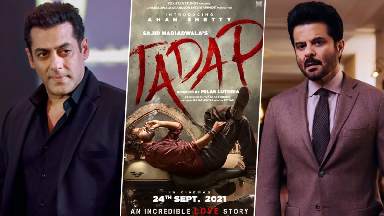 Tadap: Salman Khan, Anil Kapoor Extend Best Wishes to Ahan Shetty on His Bollywood Debut