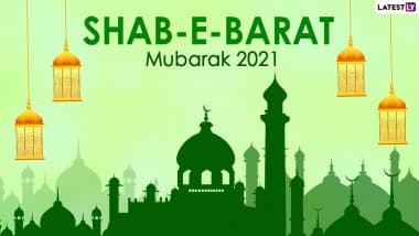 Shab-e-Barat Mubarak 2021 Messages and HD Images: WhatsApp Stickers, GIF Greetings, Urdu Shayari, HD Wallpapers, Quotes and SMS To Celebrate the Night of Forgiveness