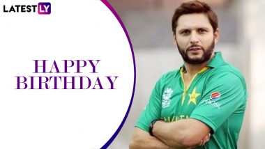 Shahid Afridi Birthday Special: Lesser-Known Facts About the Pakistan Great