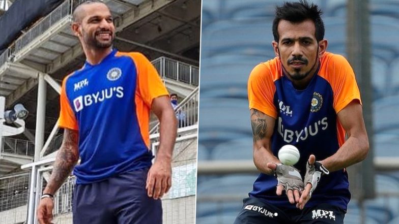 Shikhar Dhawan, Yuzvendra Chahal Gear Up for India vs England ODI Series, Share Picture from Training Session