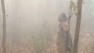 Video of Forester Sneha Dhal Dancing As The Burning Similipal Forest Receives Rainfall After Her Endless Efforts Is The Best Thing You Will See Today