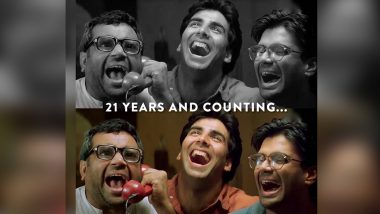 #21YearsOfHeraPheri: Suniel Shetty, Akshay Kumar Reminisce About the Iconic Film They Made (View Tweets)