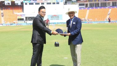 Sunil Gavaskar's 50th Anniversary of Test Debut: BCCI Felicitates Former India Skipper For His Contribution to Indian Cricket