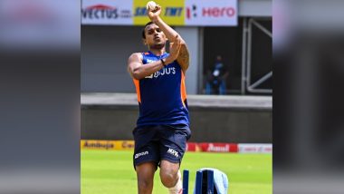 T Natarajan Thrilled to Join Team India After Passing Fitness Test, Shares Picture from Training