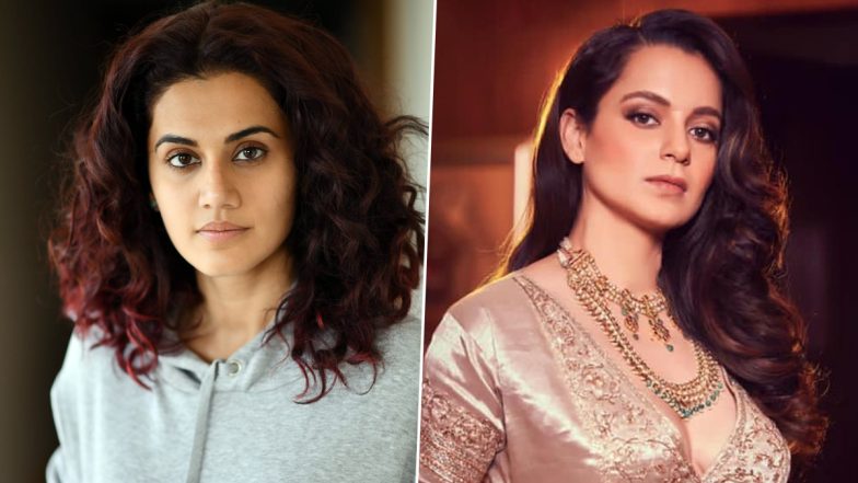 Taapsee Pannu Takes a Dig at Finance Minister After Recent Income Tax Raid; Kangana Ranaut Replies ‘You Will Always Remain Sasti’