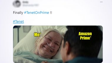 Tenet on Amazon Prime! Funny Memes and Jokes Flood Twitter Timeline As Netizens Are Thrilled to Watch Christopher Nolan's Epic Time-Bending Movie