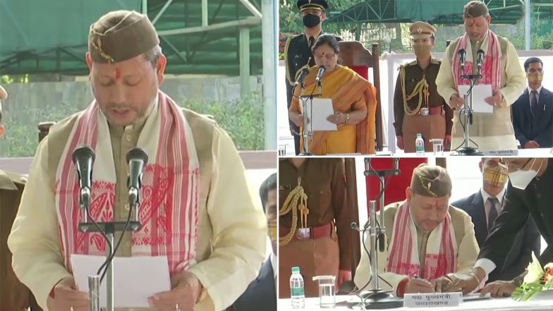 Tirath Singh Rawat Sworn In as Next Chief Minister of Uttarakhand
