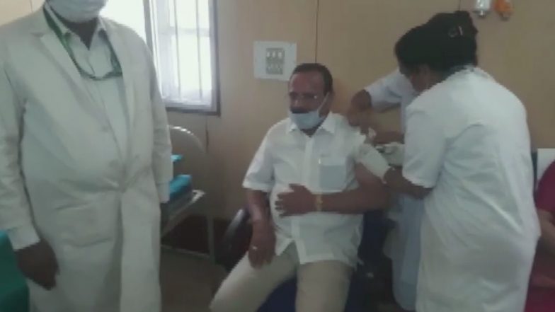 Sadananda Gowda Takes First Dose of COVID-19 Vaccine in Karnataka's Bengaluru