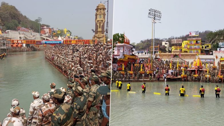 Kumbh Mela 2021: ITBP, CAPF, Uttarakhand Police Personnel Take Pledge to Conduct Safe 'Mahakumbh' in Haridwar