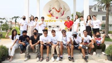 Thai TV Show Takes Blessings From Lord Ganesha Before Shoot; Pics of The War Of Flowers Crew Doing Prayers Go Viral