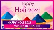 Happy Holi 2021 Wishes, Quotes, HD Images, Dhulendi Telegram Greetings & More