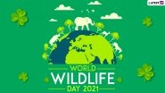 World Wildlife Day 2021 Quotes and Slogans: WhatsApp Stickers, Sayings, Facebook HD Images, Signal Messages and Telegram Greetings to Raise Awareness on Wildlife Protection