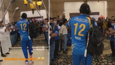 ‘Broken Bahubali’ Yuvraj Singh Gets Guard of Honour as India Legends Lift Road Safety World Series Title (Watch Video)