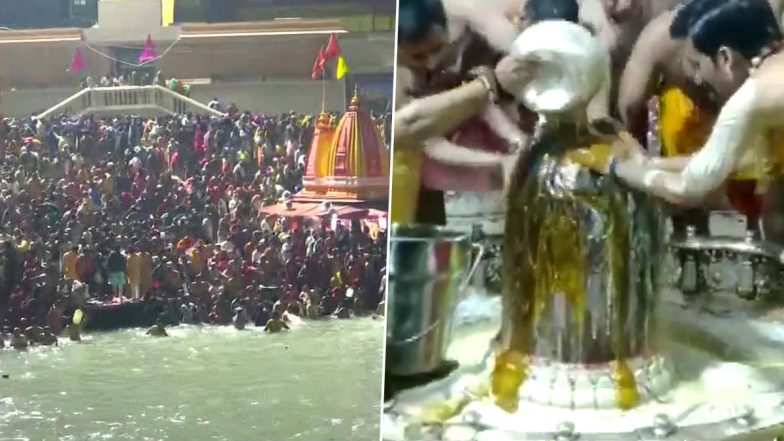 Maha Shivratri 2021 Celebration in Pics & Videos: From Haridwar to Ujjain's Mahakal Temple, Here's How Devotees Are Observing the Great Night of Shiva