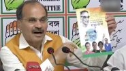 West Bengal Assembly Elections 2021: Adhir Ranjan Chowdhury Releases Congress Party's Manifesto