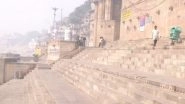 Holi 2021: Ganga Ghats in Varanasi Remain Deserted on Holi Due to COVID-19 Pandemic