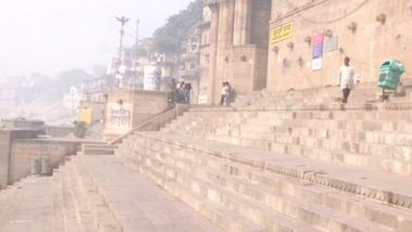 Holi 2021: Ganga Ghats in Varanasi Remain Deserted on Holi Due to COVID-19 Pandemic