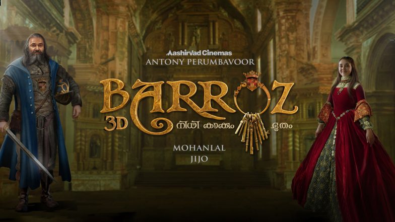 Barroz Poster: Mohanlal Shares the First Glimpse of His Directorial Debut (View Pic)